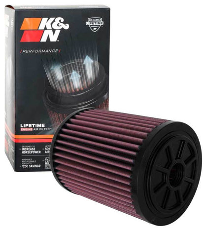 K&N 19-20 Audi A6 L4-2.0L DSL Replacement Drop In Air Filter E-0640