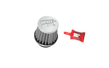 K&N Universal Chrome Filter 1 3/8 inch FLG / 2 1/2 inch Base / 2 inch Top / 2 1/4 inch Height RC-0790