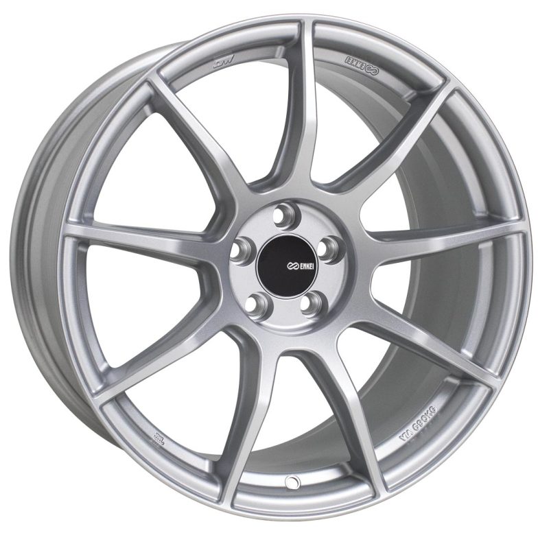 Enkei TS9 17x8 5x114.3 45mm Offset 72.6mm Bore Silver Paint 492-780-6545SP