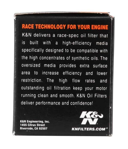 K&N Yamaha / MBK / Fantic Caballero 1.5in OD x 1.813in H Oil Filter KN-141