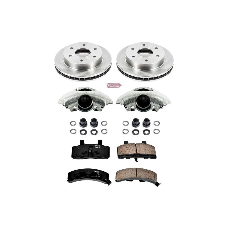 Power Stop Z17 Evolution Plus Stock Replacement Brake Kits with Calipers KCOE1970