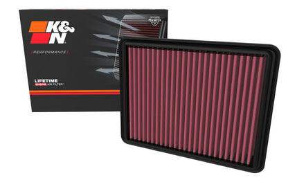 K&N 22-23 Toyota Land Cruiser V6 3.3L DSL Replacement Air Filter 33-3177