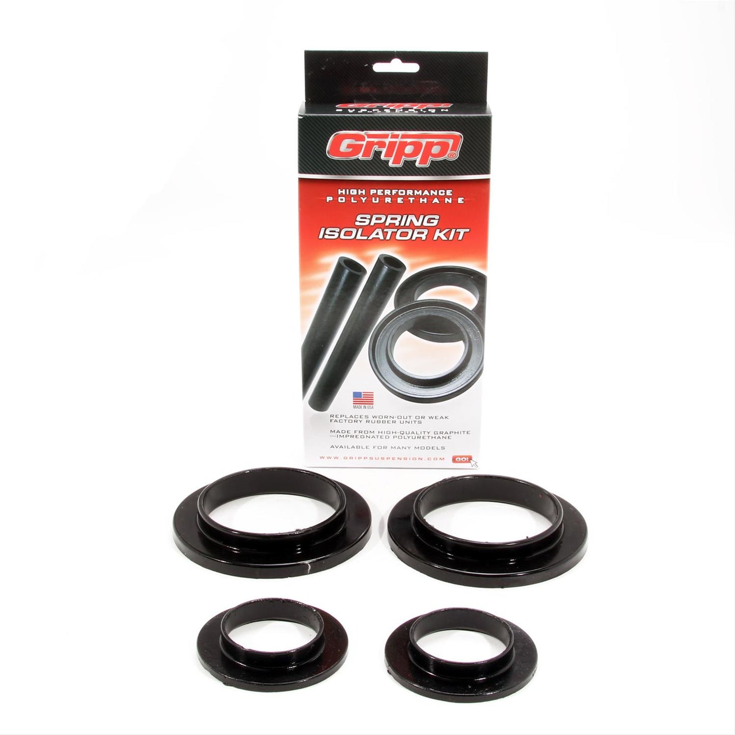 BBK Gripp Polyurethane Coil Spring Isolator Bushings 2546