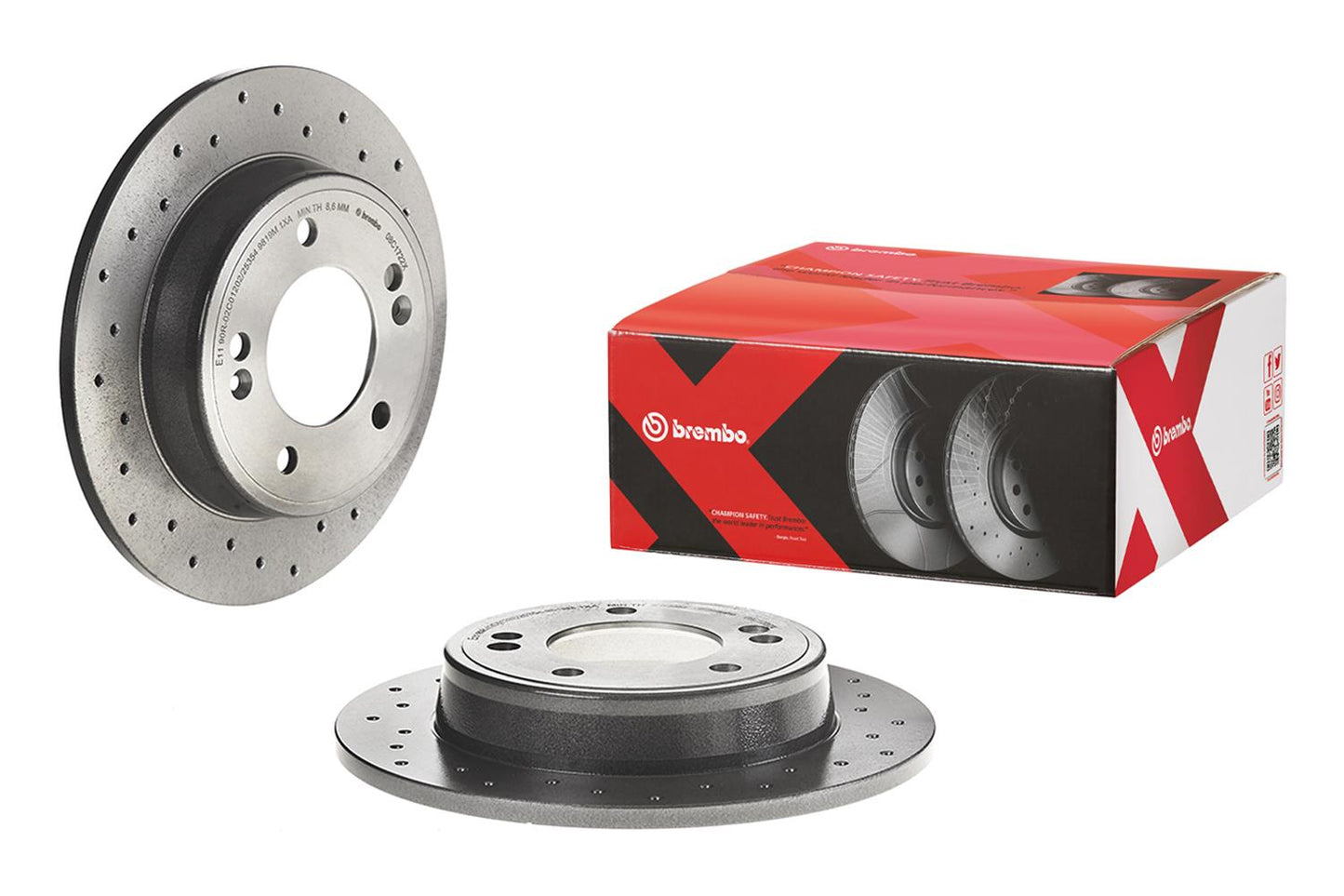 Brembo Premium UV Coated Brake Rotors 08.C172.2X