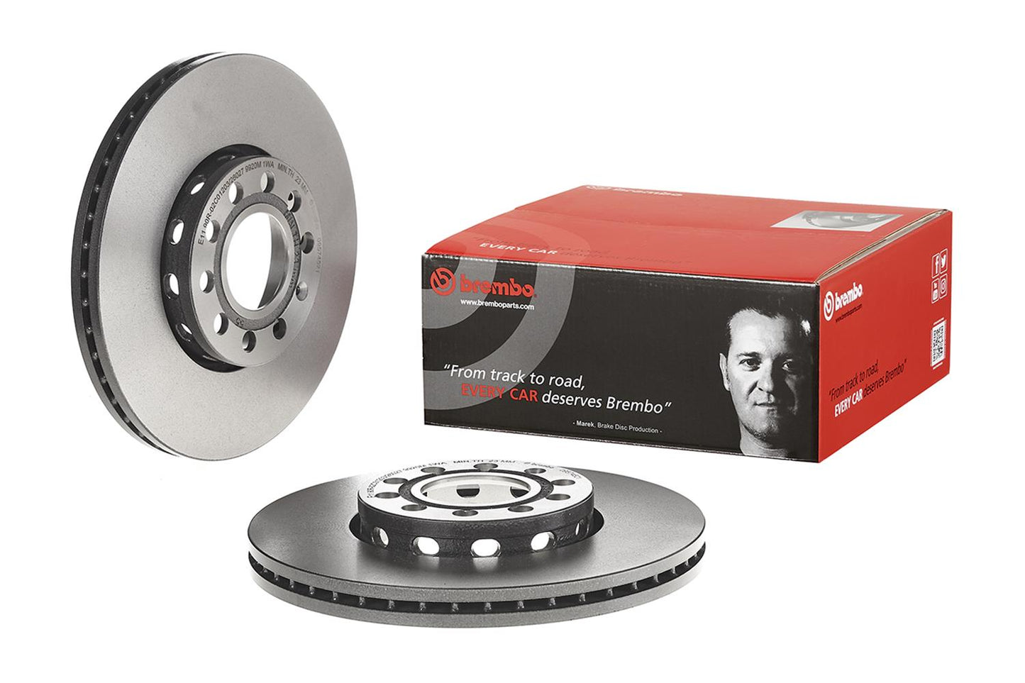 Brembo Premium UV Coated Brake Rotors 09.5745.21
