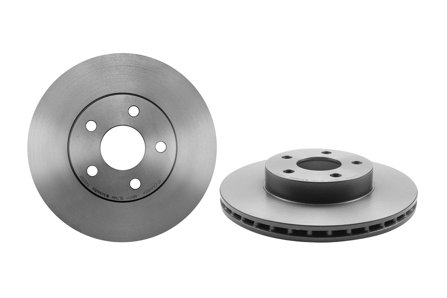 Brembo Premium UV Coated Brake Rotors 09.7485.81