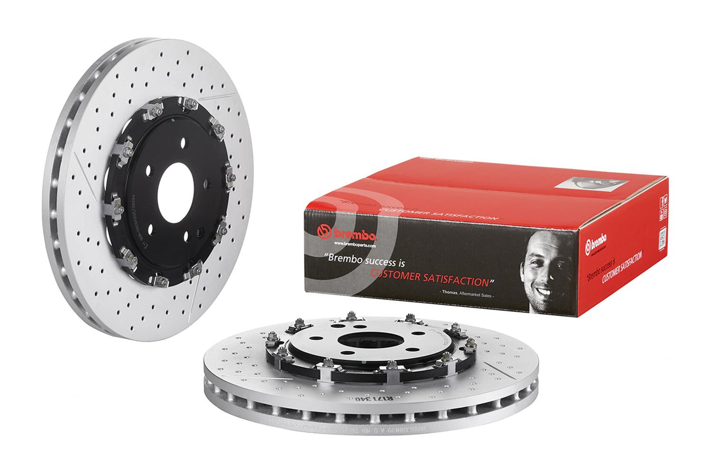 Brembo Premium UV Coated Brake Rotors 09.9254.33