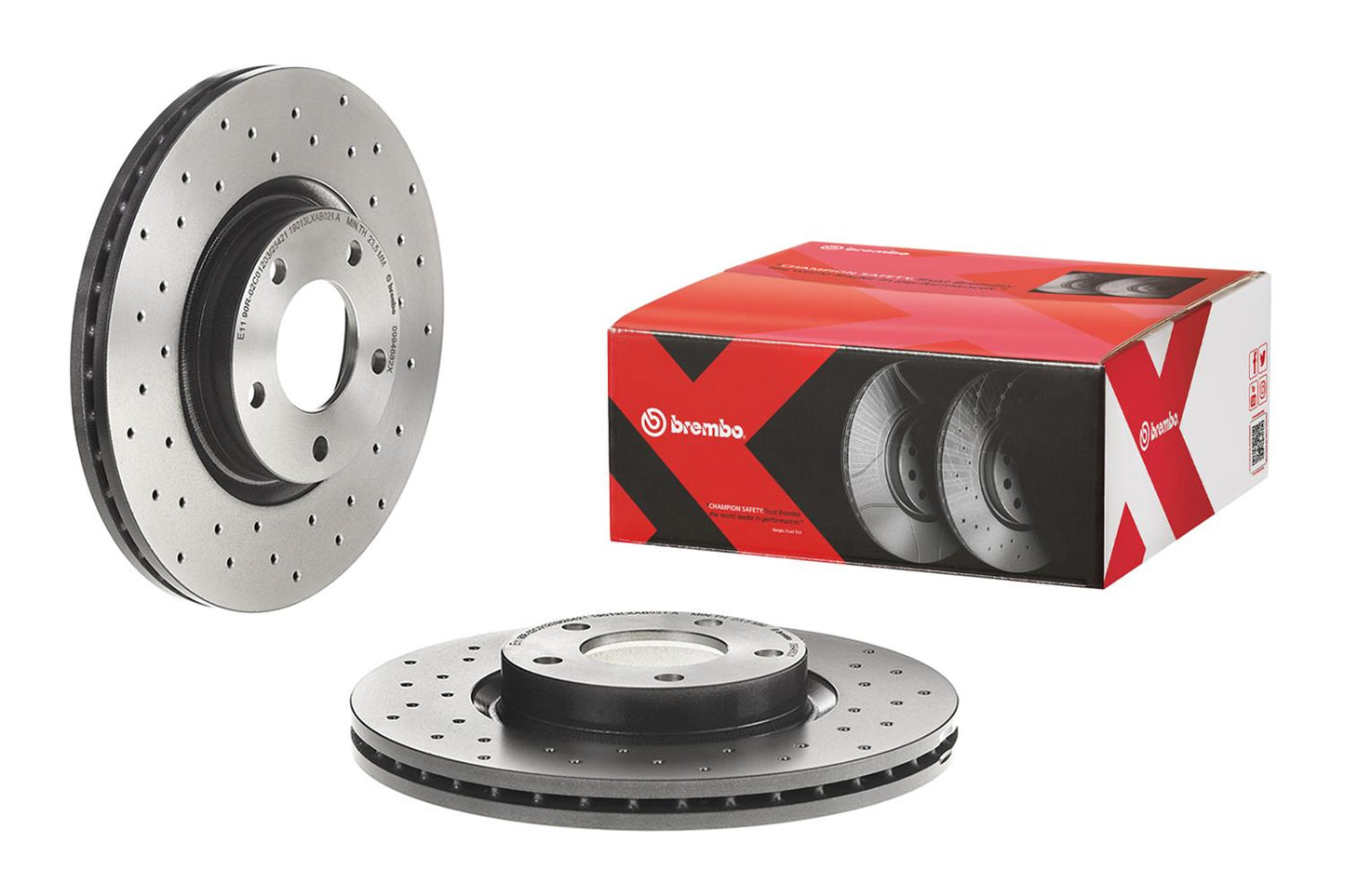 Brembo Premium UV Coated Brake Rotors 09.9468.2X