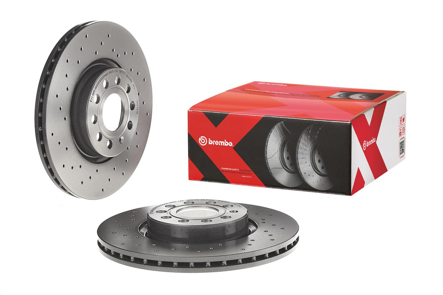 Brembo Premium UV Coated Brake Rotors 09.9772.1X