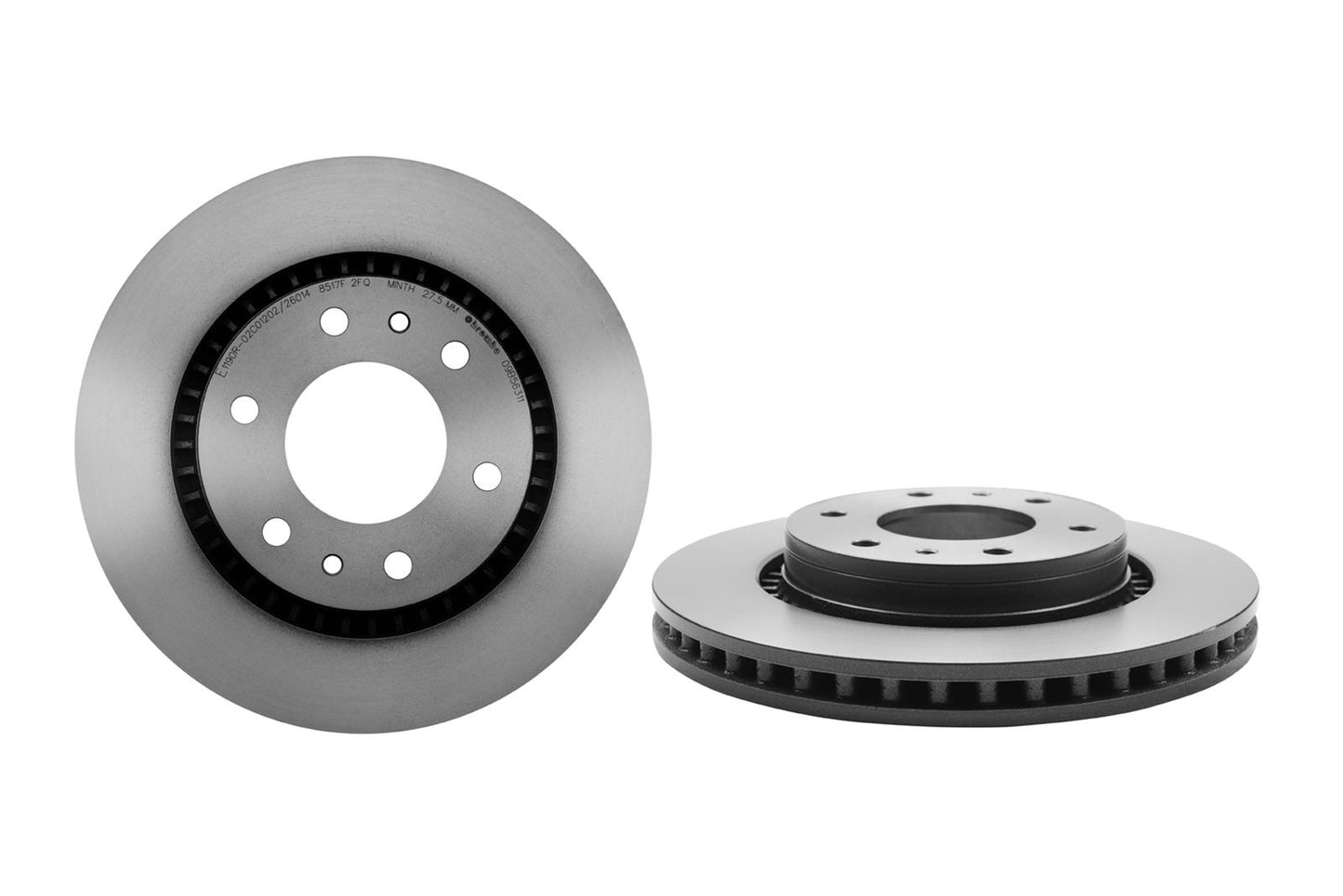 Brembo Premium UV Coated Brake Rotors 09.B563.11