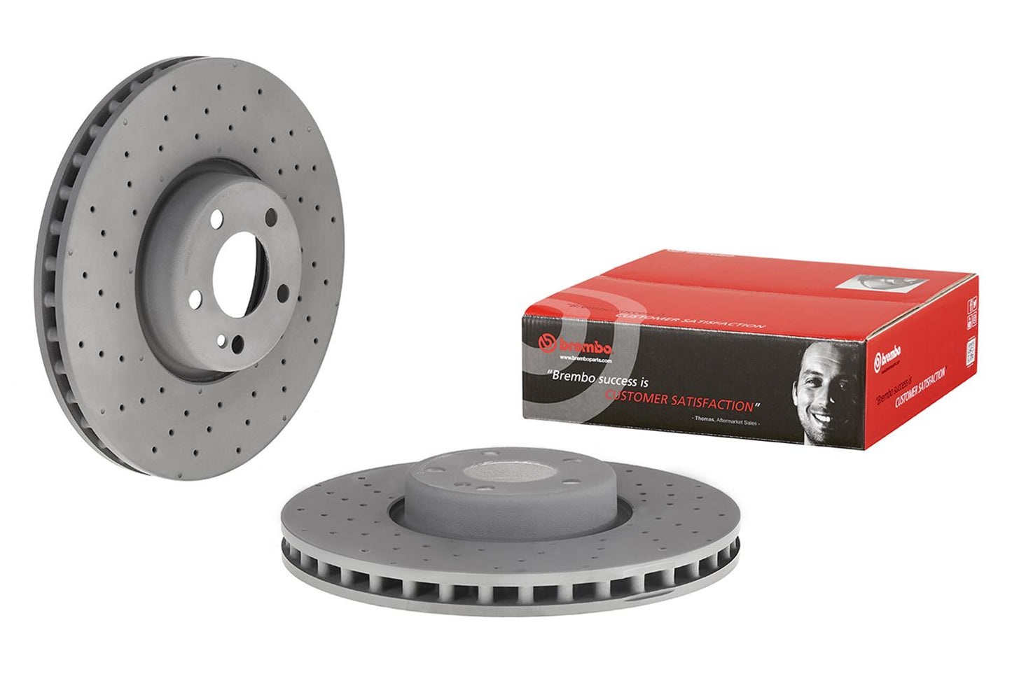 Brembo Premium UV Coated Brake Rotors 09.D529.23