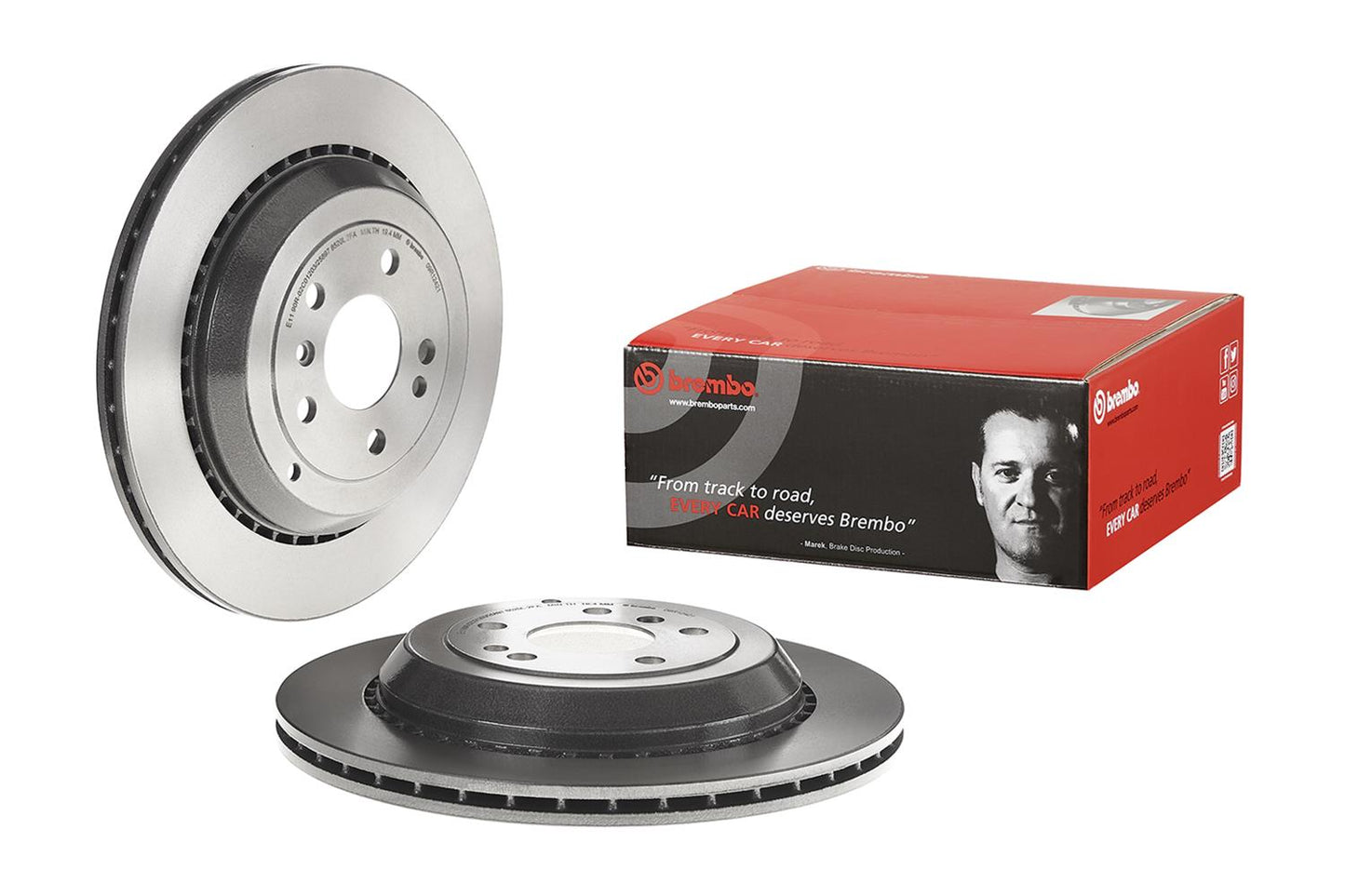 Brembo Premium UV Coated Brake Rotors 09.R124.21