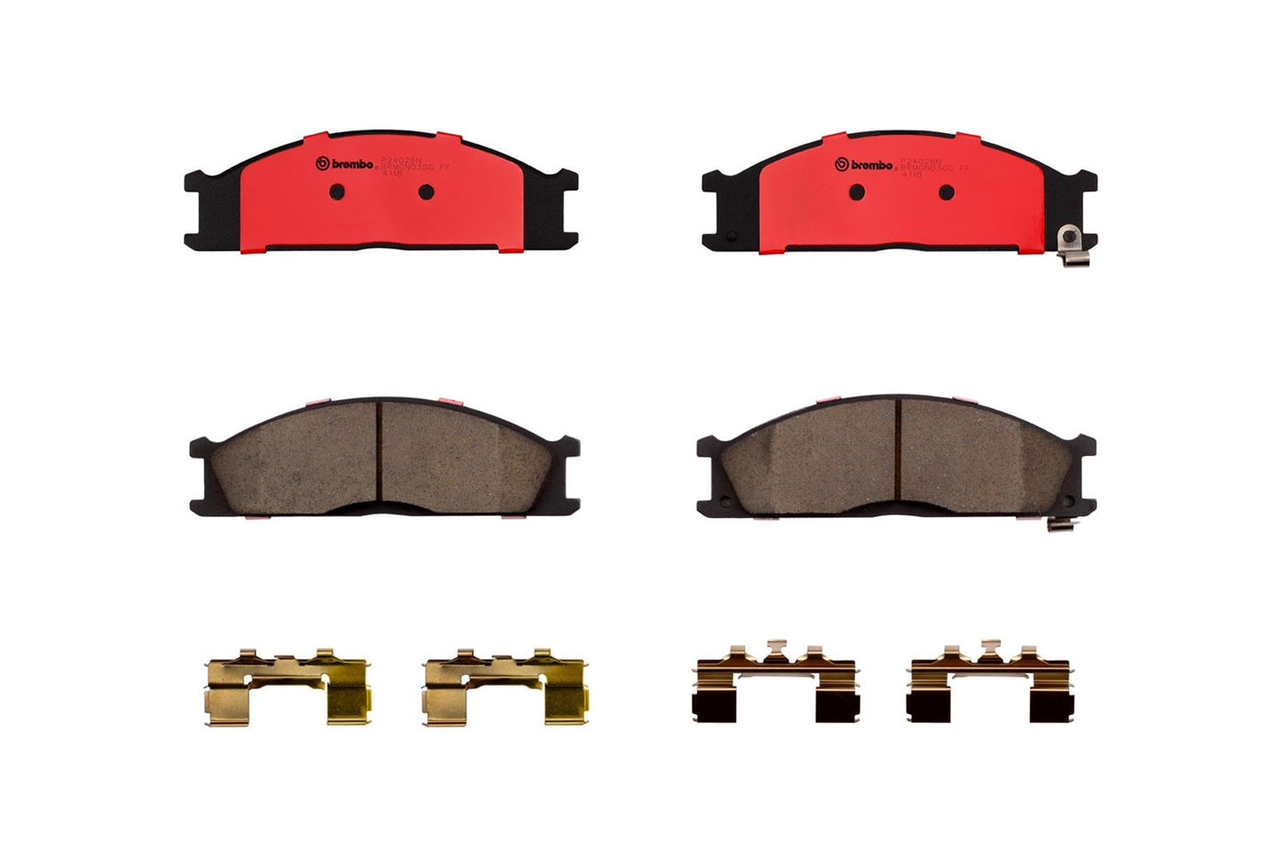 Brembo NAO Ceramic Brake Pads P24026N