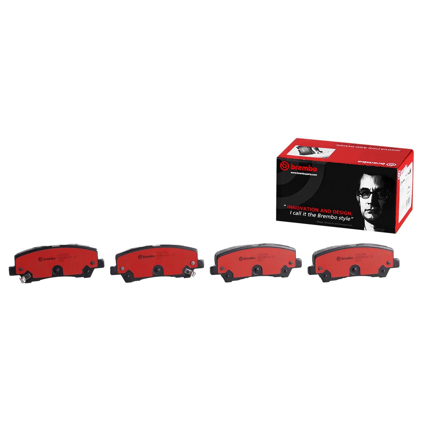 Brembo NAO Ceramic Brake Pads P24205N