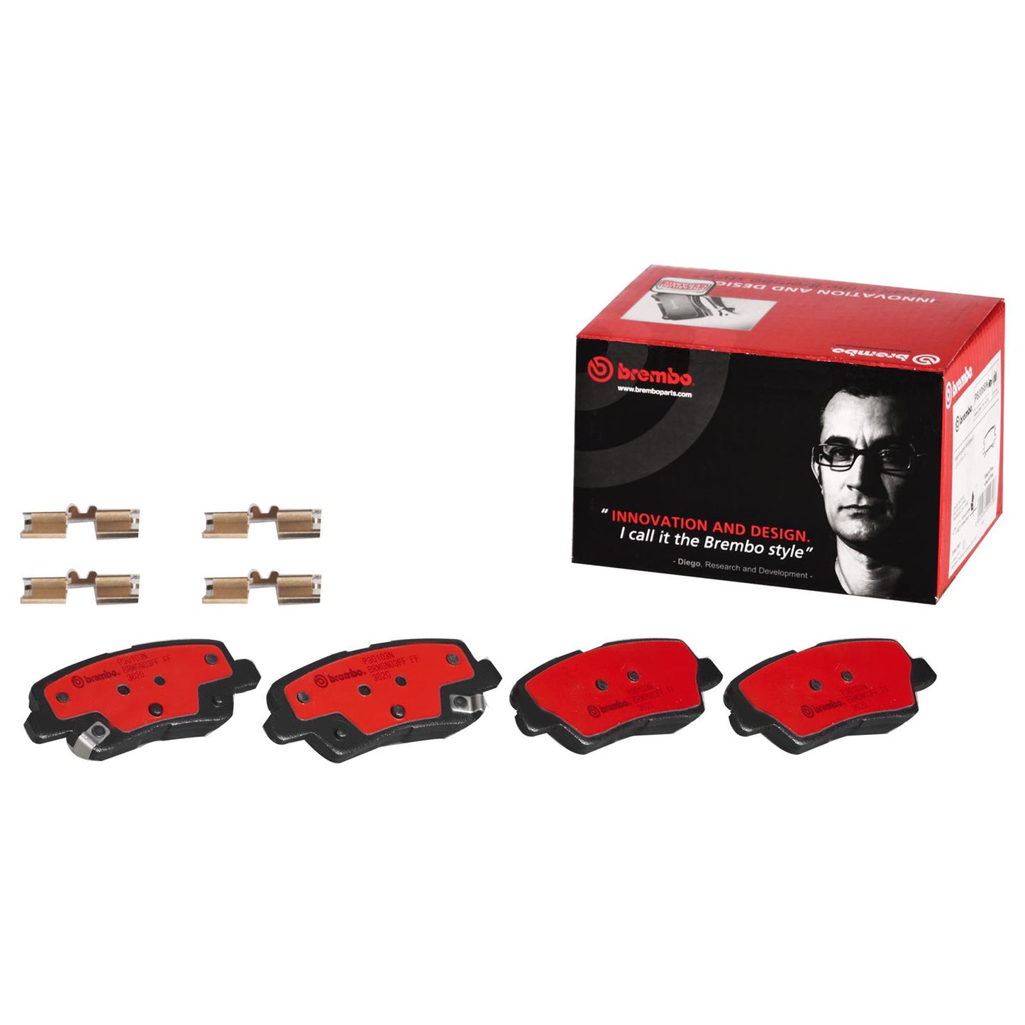 Brembo NAO Ceramic Brake Pads P30103N