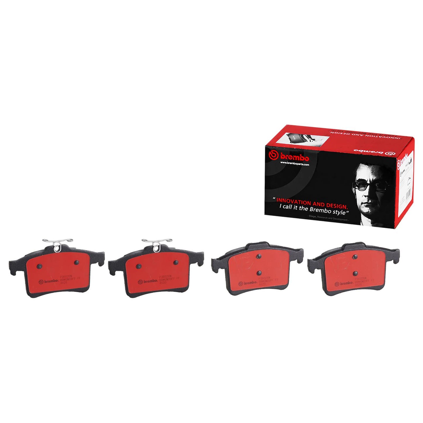 Brembo NAO Ceramic Brake Pads P36026N