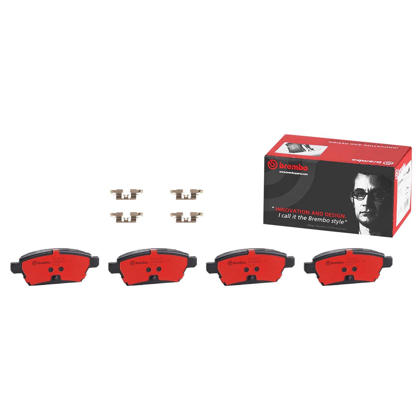 Brembo NAO Ceramic Brake Pads P49051N