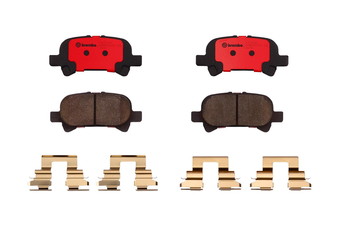 Brembo NAO Ceramic Brake Pads P83110N