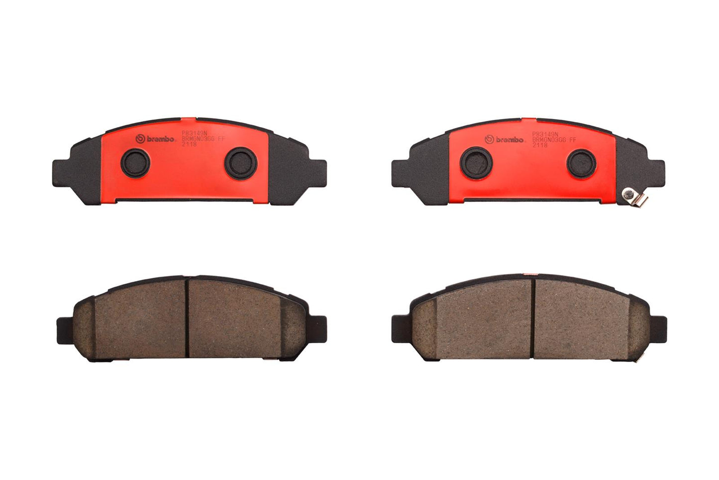 Brembo NAO Ceramic Brake Pads P83149N