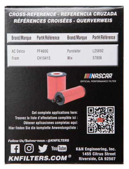 K&N Oil Filter OIL FILTER AUTOMOTIVE HP-7016