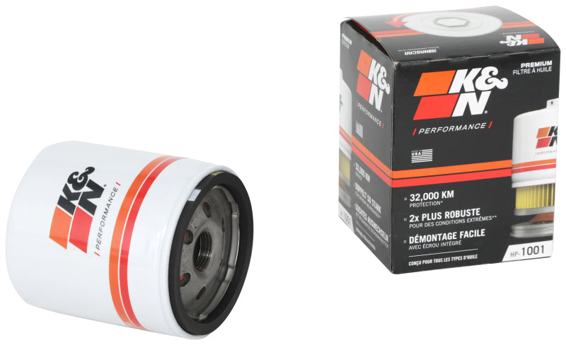 K&N Chevy / Pontiac / GMC / Buick Performance Gold Oil Filter HP-1001