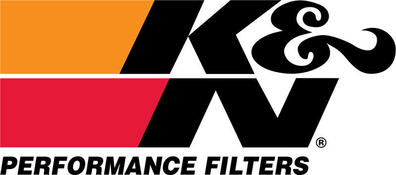 K&N Round - Red - Size 14in - 5.125in Neck Flange x 4.875in O/A H Flow Control Custom Assembly 61-4030