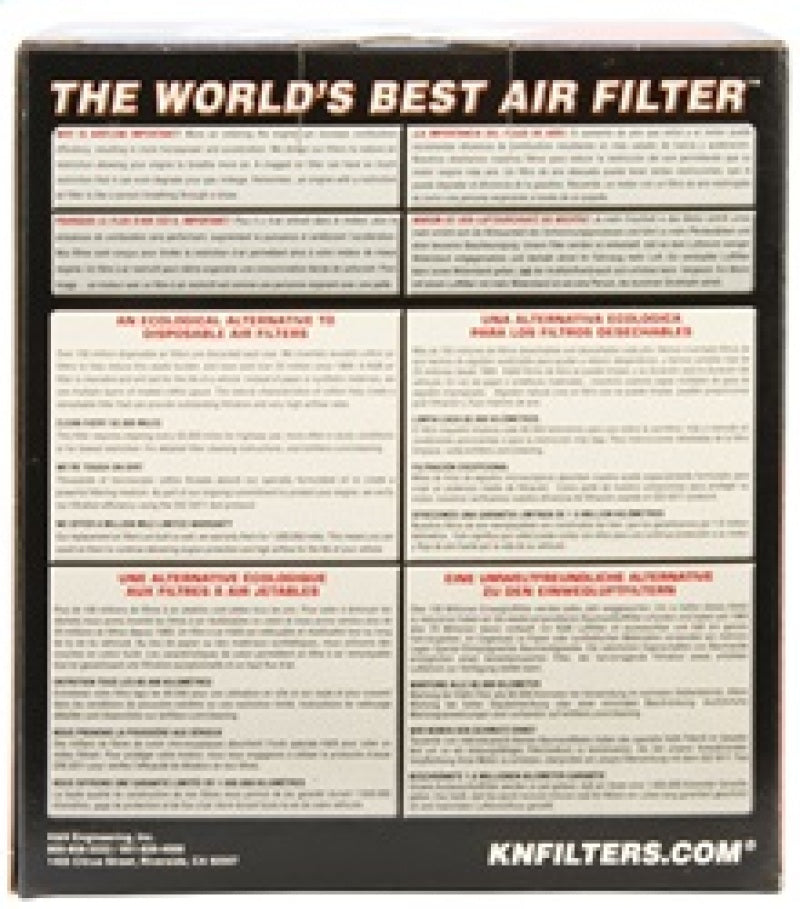 K&N Universal Tapered Filter 3.125in Flange ID x 5in Base OD x 3.5in Top OD x 6in Height RU-3250
