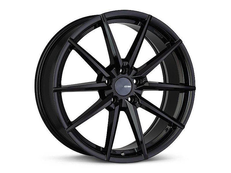 Enkei Hornet 17x7.5 5x100 45mm Offset 72.6mm Bore Gloss Black Wheel 533-775-8045BK
