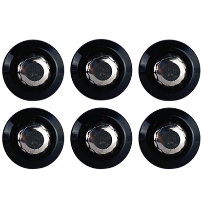 BLOX Racing New Fender Washers Kit M6 12pt - 6pc Large Diameter Black BXAC-00311-BK