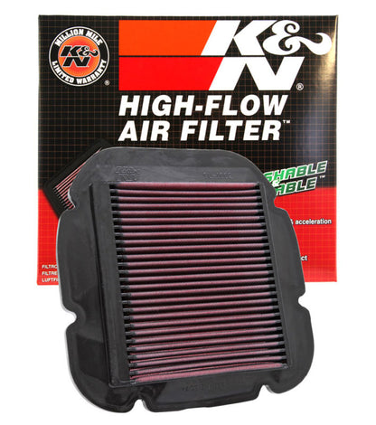 K&N 02-10 Suzuki DL 1000 V-Strom/04-12 DL650 V-Strom / 04-05 Kawasaki KLV1000 Replacement Air Filter SU-1002