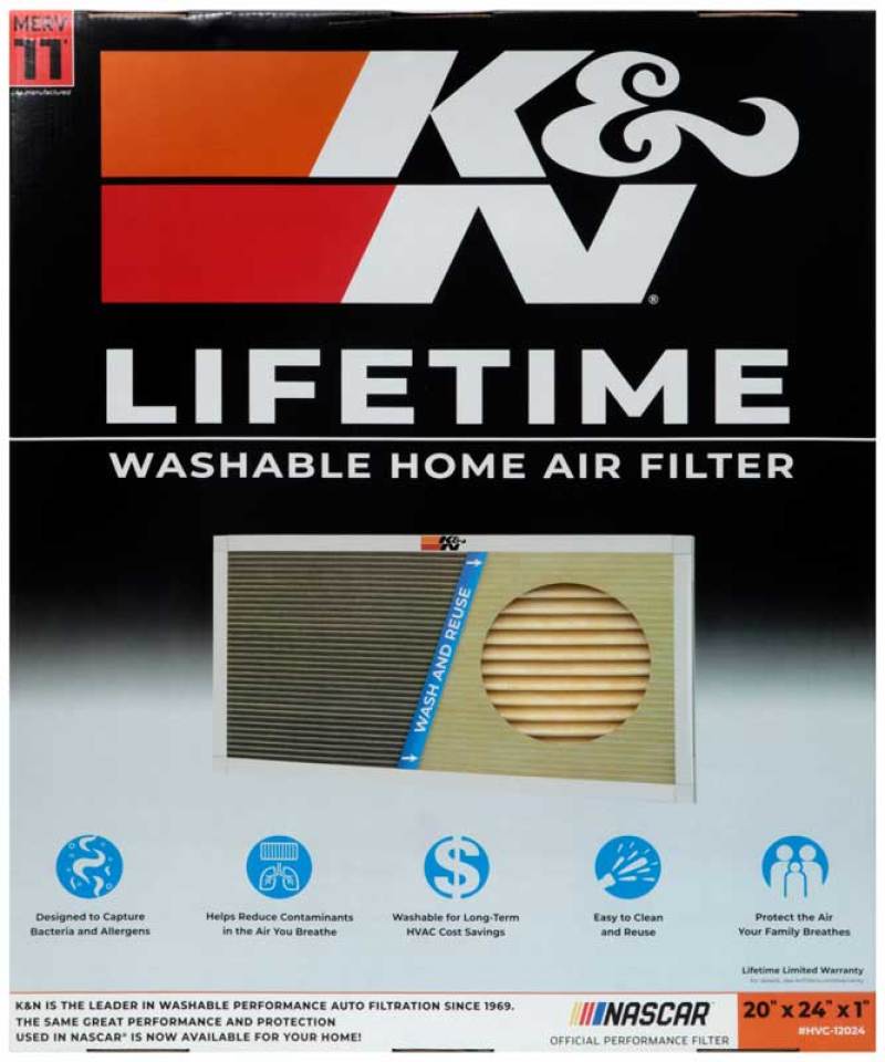 K&N HVAC Filter - 20 x 24 x 1 HVC-12024