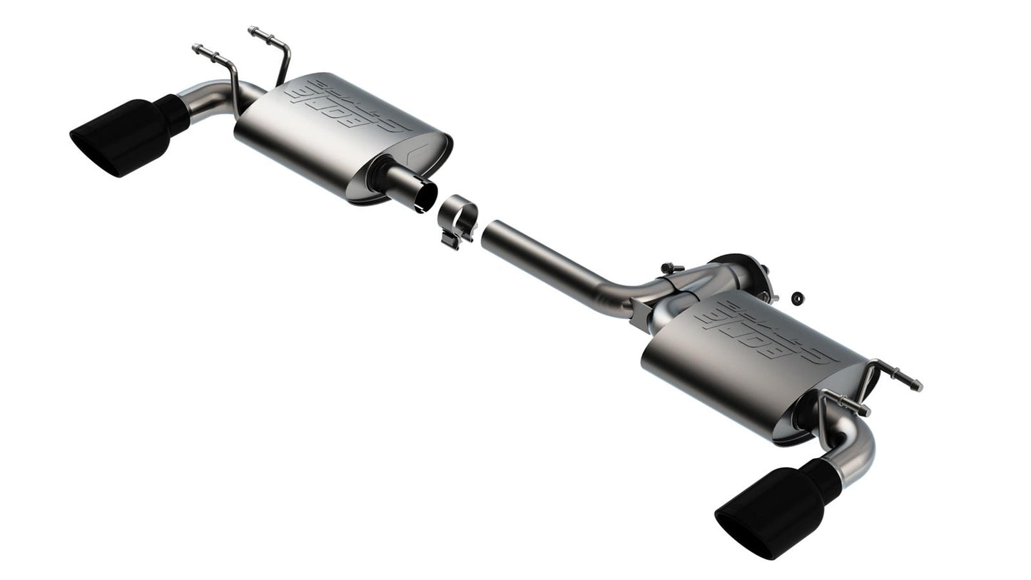 Borla S-Type Axle-Back Exhaust Systems 11970BC