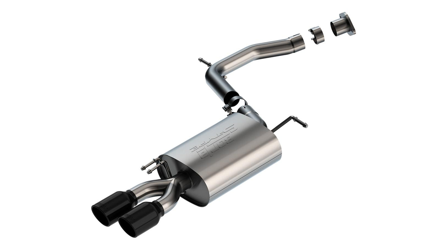 Borla S-Type Axle-Back Exhaust Systems 11980BC