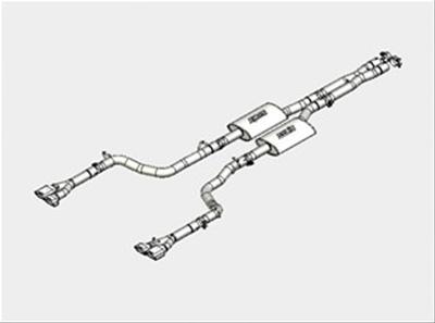 Borla S-Type Cat-Back Exhaust Systems 140286