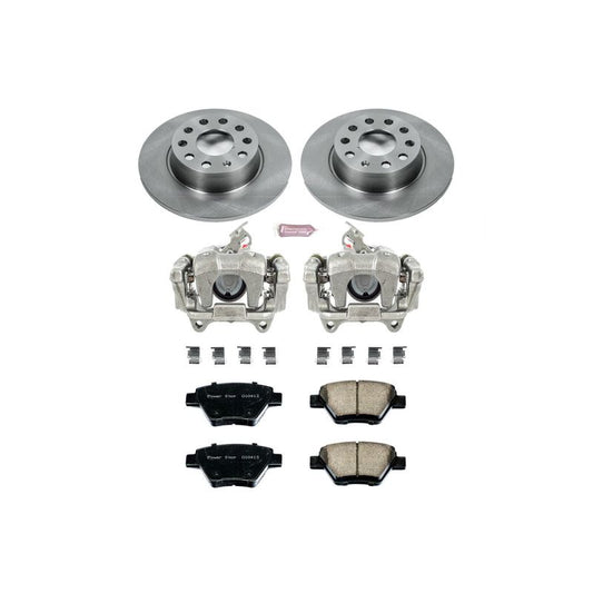 Power Stop Z17 Evolution Plus Stock Replacement Brake Kits with Calipers KCOE5667