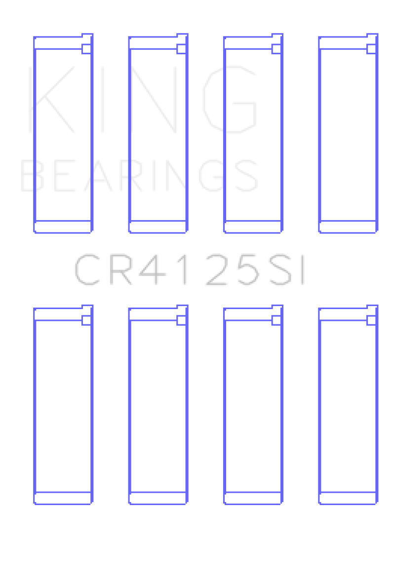 King SI-Series Rod Bearings CR4125SI075