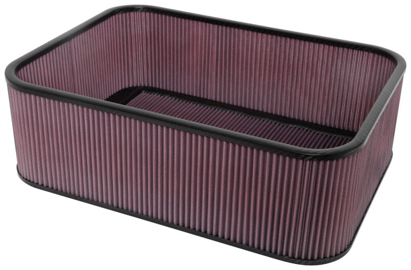 K&N Custom Racing Assembly Carbon Fiber Air Box w/o Base - Large 100-8564