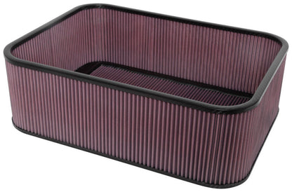 K&N Custom Racing Assembly Carbon Fiber Air Box w/o Base - Large 100-8564