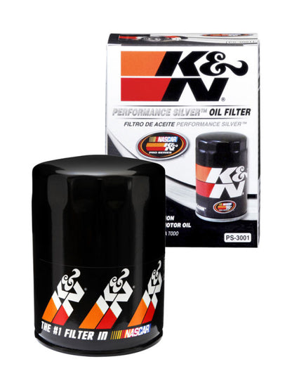 K&N Oil Filter for Ford/Audi/VW/Toyota/Mercury/Mazda/Nissan/Dodge/Lincoln/Volvo 3.656in OD PS-3001
