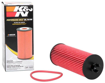 K&N Performance Oil Filter for 11-13 Chrysler 200/300 3.6L / 11-13 Dodge Durango 3.6L HP-7025
