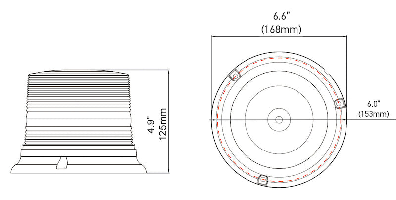 Hella StrobeType Beacon 2Wb H27115011
