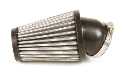 K&N Universal Rubber Filter Round Tapered 3in Base OD x 2in Top OD x 4in H - 73-78 Honda ATC90 R-1100