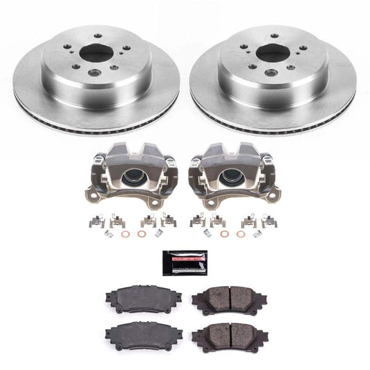 Power Stop Z17 Evolution Plus Stock Replacement Brake Kits with Calipers KCOE6514