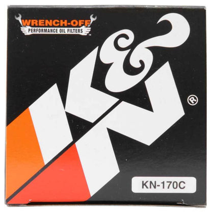 K&N Harley Davidson 3in OD x 4.063in H Chrome Oil Filter KN-170C