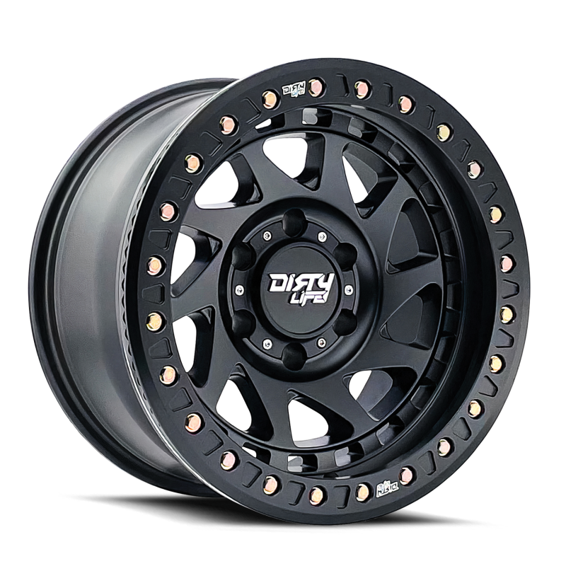 Dirty Life Wheels 9313 Enigma Race Series Matte Black Wheels 9313-7936MB38