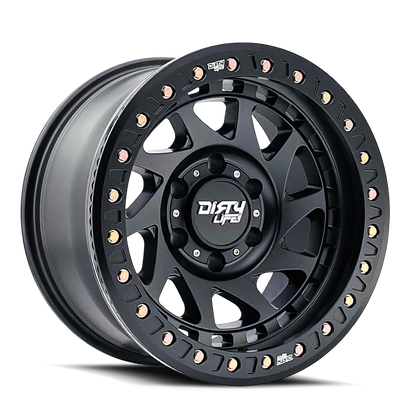 Dirty Life Wheels 9313 Enigma Race Series Matte Black Wheels 9313-7936MB38