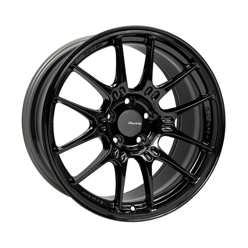 Enkei GTC02 18x9.5 5x114.3 40mm Offset 75mm Bore Gloss Black Wheel 534-895-6540GB