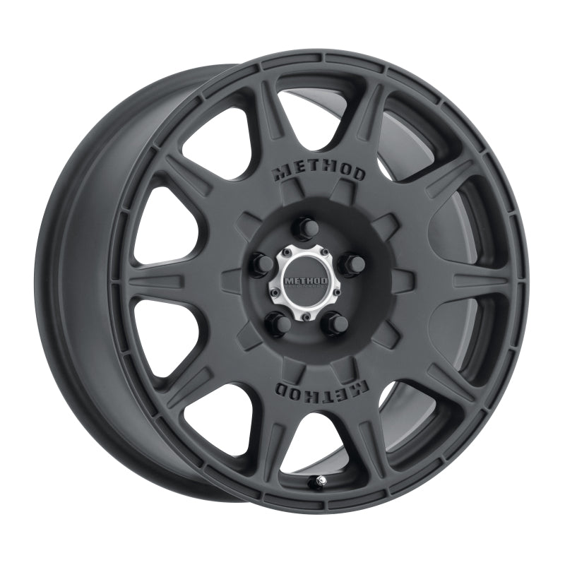 Method MR502 RALLY 17x8 +38mm Offset 5x100 67.1mm CB Matte Black Wheel MR50278051538