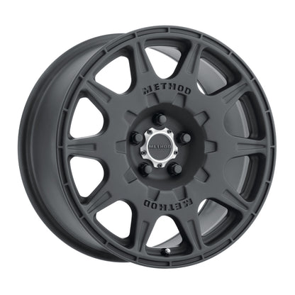 Method MR502 RALLY 17x8 +38mm Offset 5x100 67.1mm CB Matte Black Wheel MR50278051538
