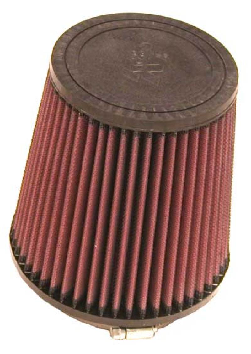 K&N Filter Universal Rubber Filter Round Tapered 4.5in  Flange 5.875in Base 4.5 inch Top 6in  Height RU-4740